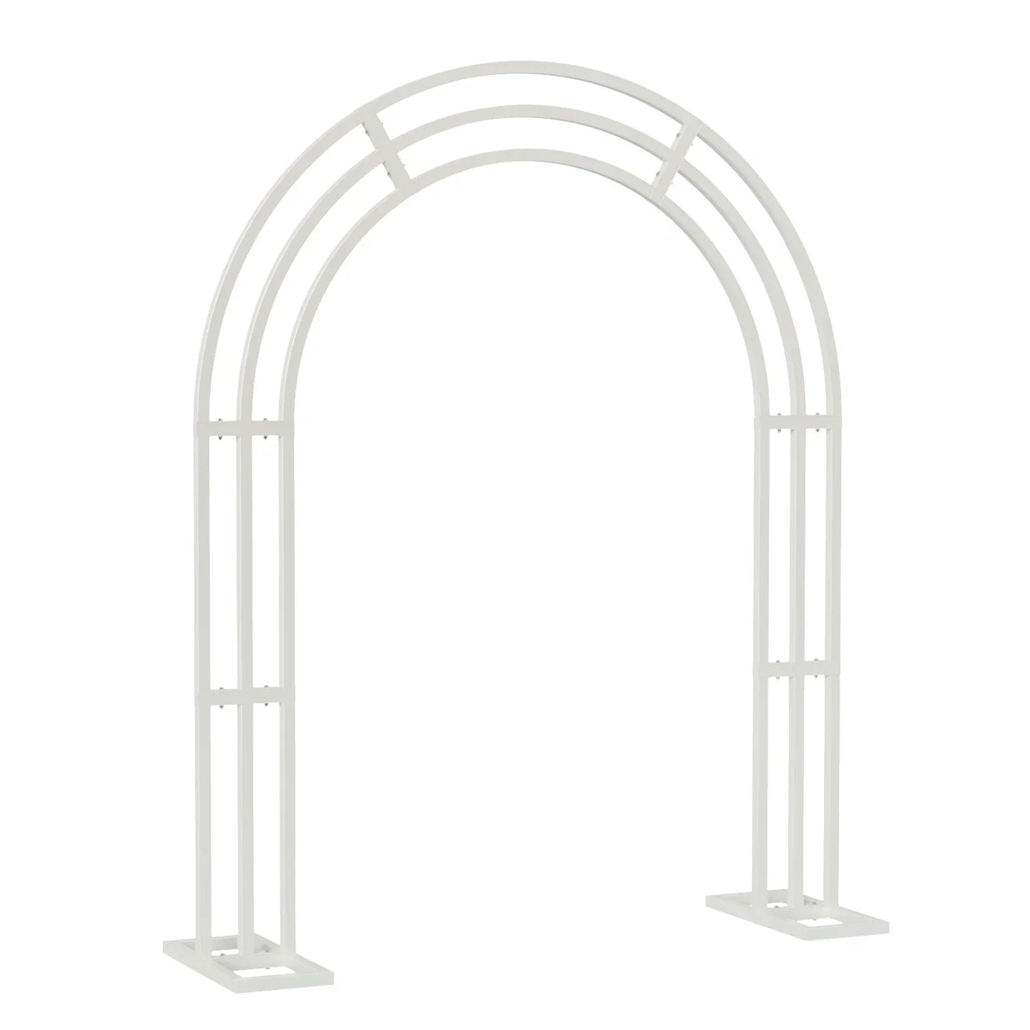 White Wedding Arch Frame Stand