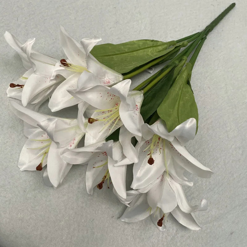 Silk Lily Bouquet Wedding Decor