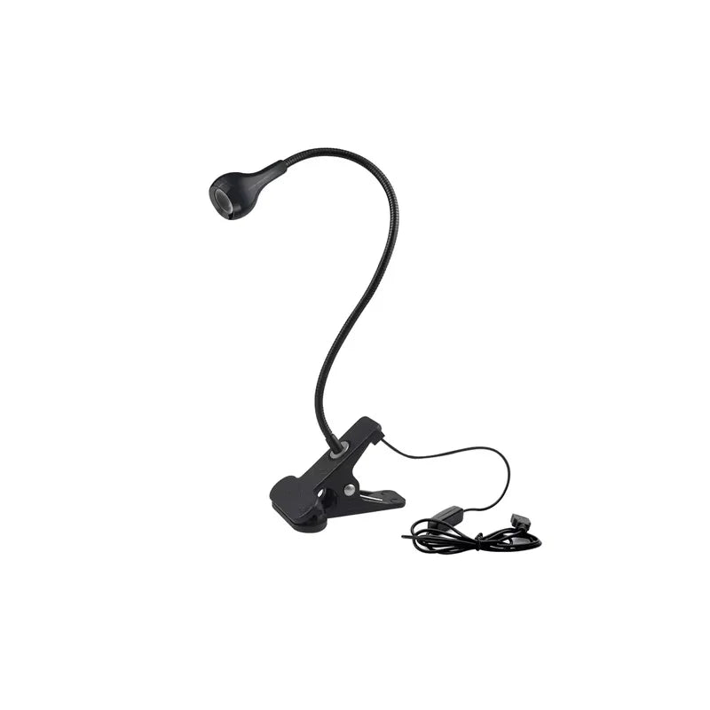 USB LED Reading Book Light Table Lamp Flexible Night Lights For Bedroom Bedside LED Desk Lamp With Clip Holder Luminaria