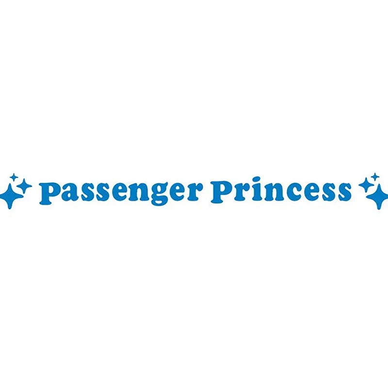 Passenger Princess Star Mirror Stickers
