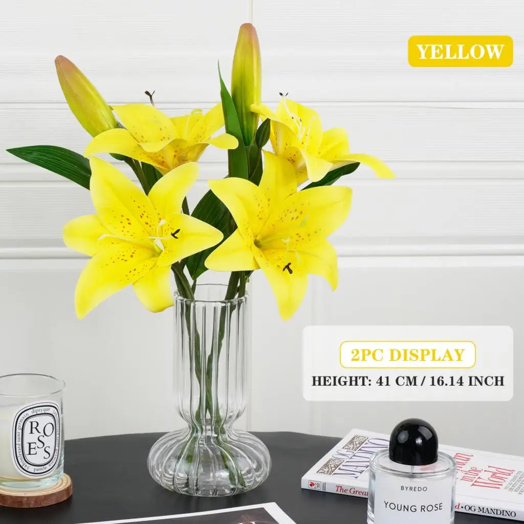 Silk Lily Bouquet Room Decor