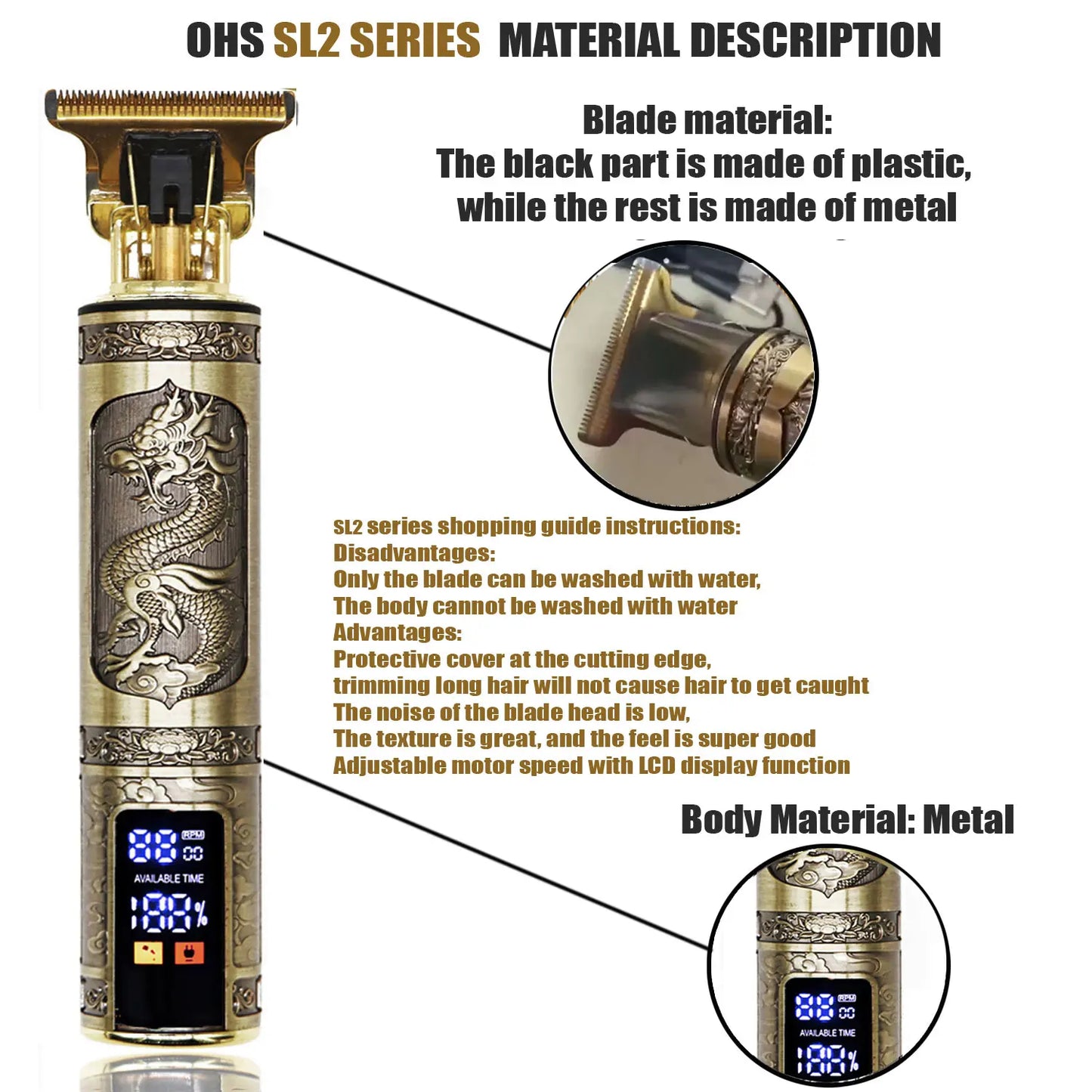 T9 Professional Hair Clipper