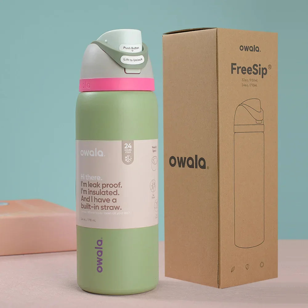 Owala Stainless Steel Water Bottle with Straw