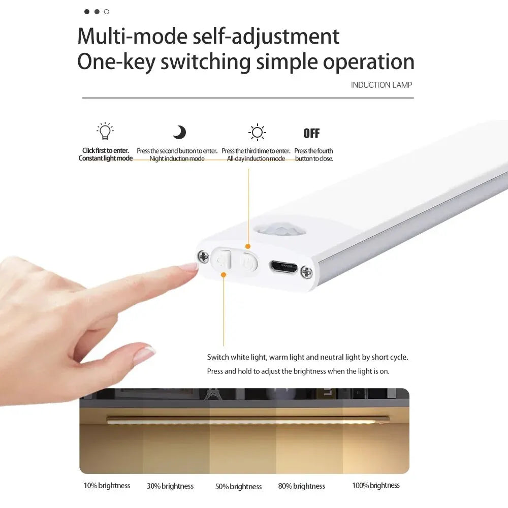 Rechargeable LED Cabinet Light Strip