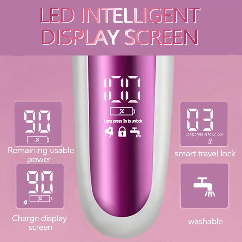 HOMEFISH 3-In-1 Women Epilator Shaver