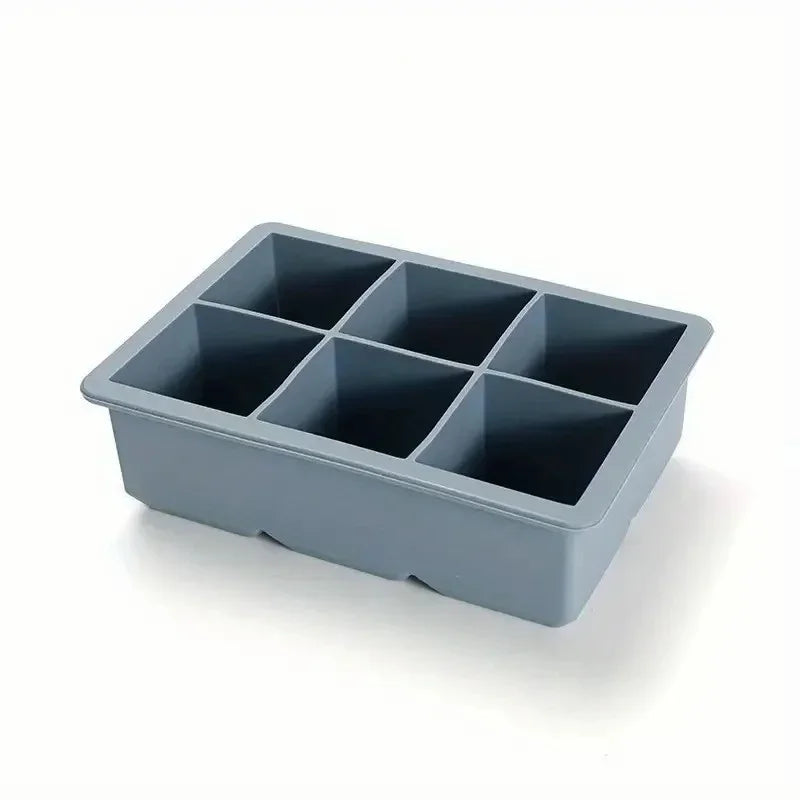 6-Cavity Silicone Ice Cube Tray