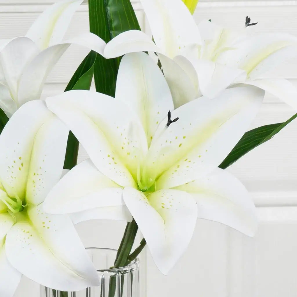 Silk Lily Bouquet Room Decor