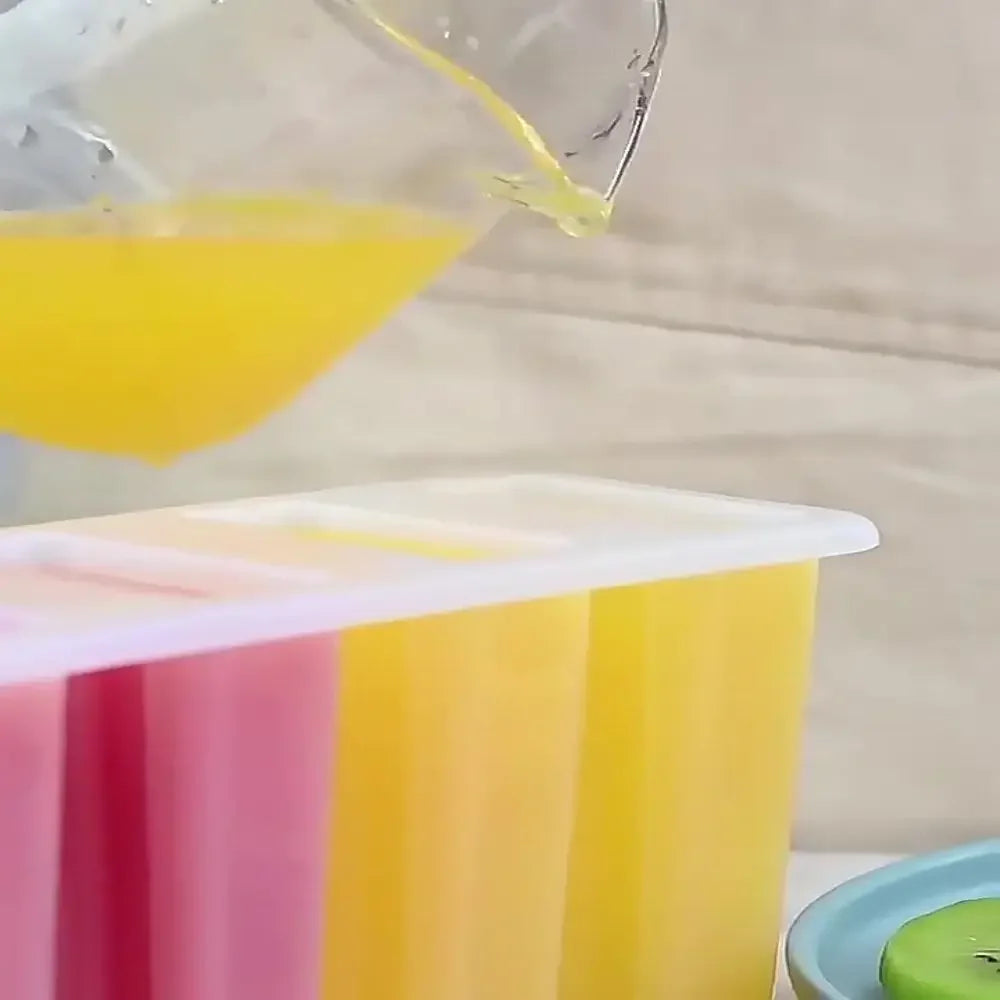 4-Link Silicone Popsicle Mold
