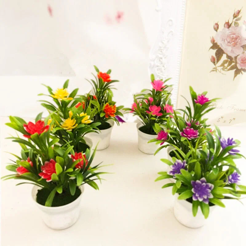 Artificial Lotus Potted Plant Decor