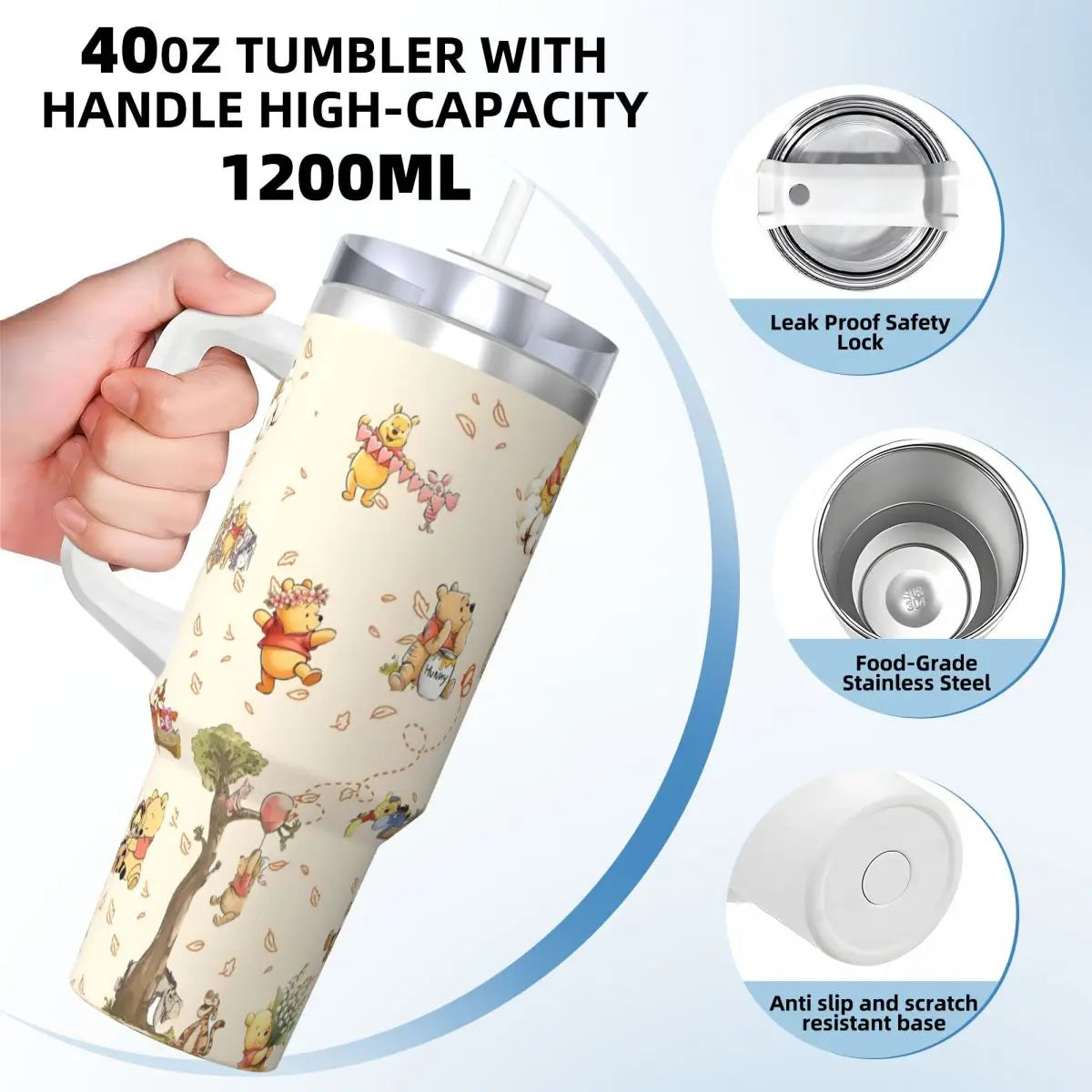 Winnie the Pooh Camping Tumbler