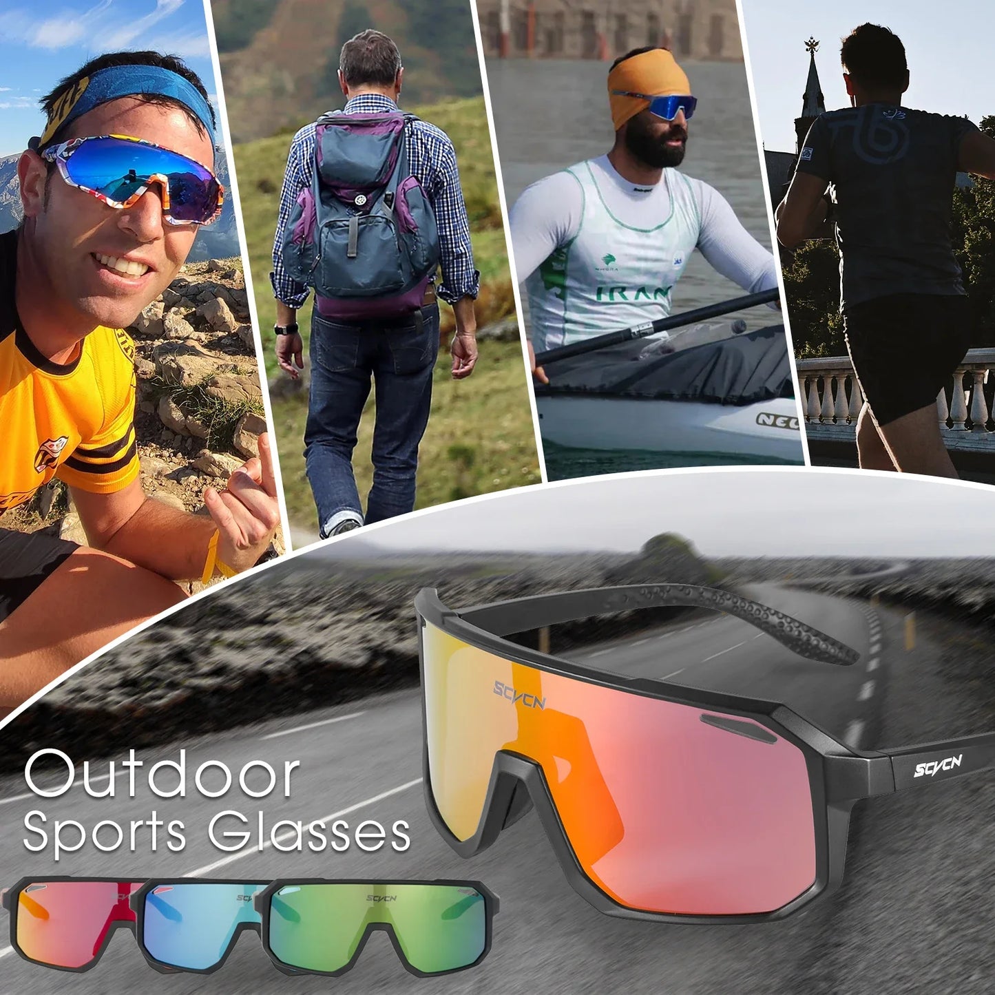 SCVCN UV400 Cycling Sunglasses