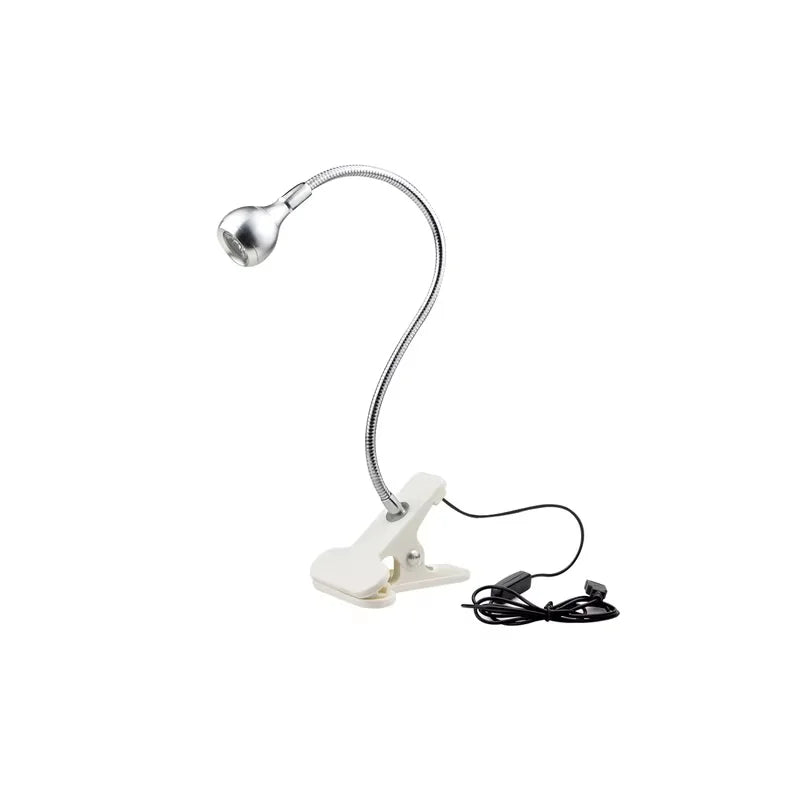 USB LED Reading Book Light Table Lamp Flexible Night Lights For Bedroom Bedside LED Desk Lamp With Clip Holder Luminaria