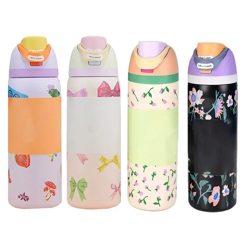 Owala BPA-Free insulated Straw Water Bottle - Darling Daisy