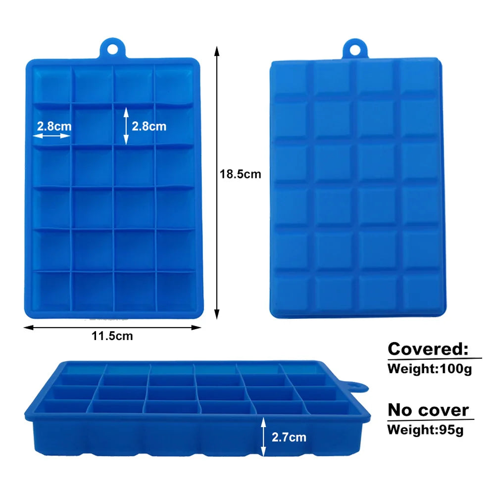 24-Hole Silicone Ice Cube Tray