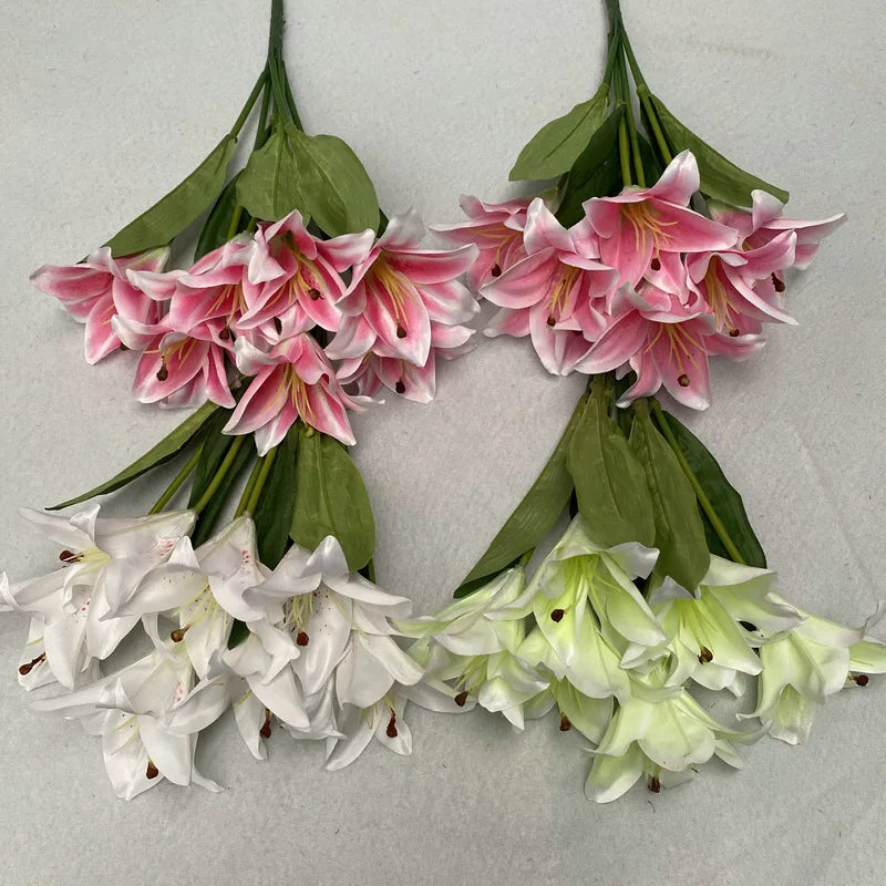Silk Lily Bouquet Wedding Decor