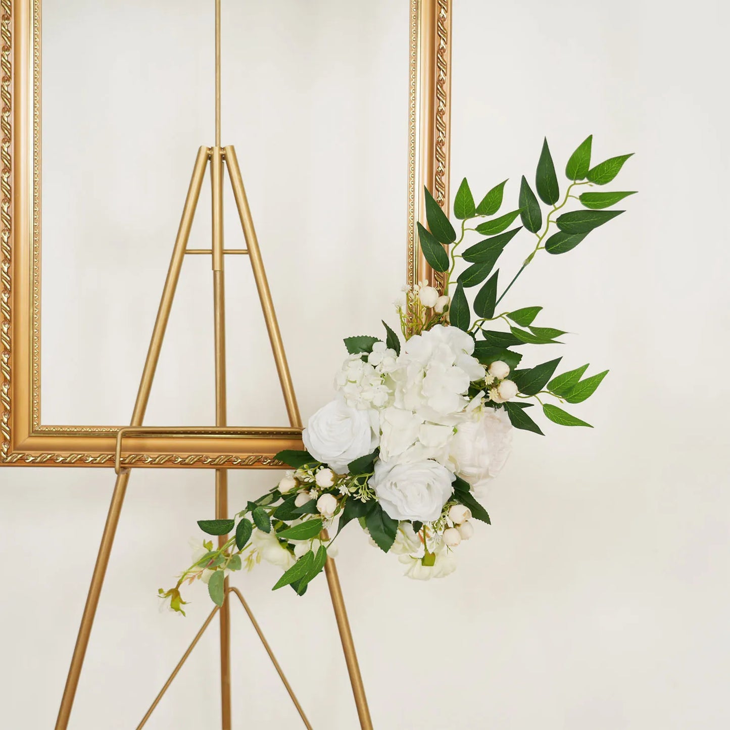 White Rose Wedding Arch Decor