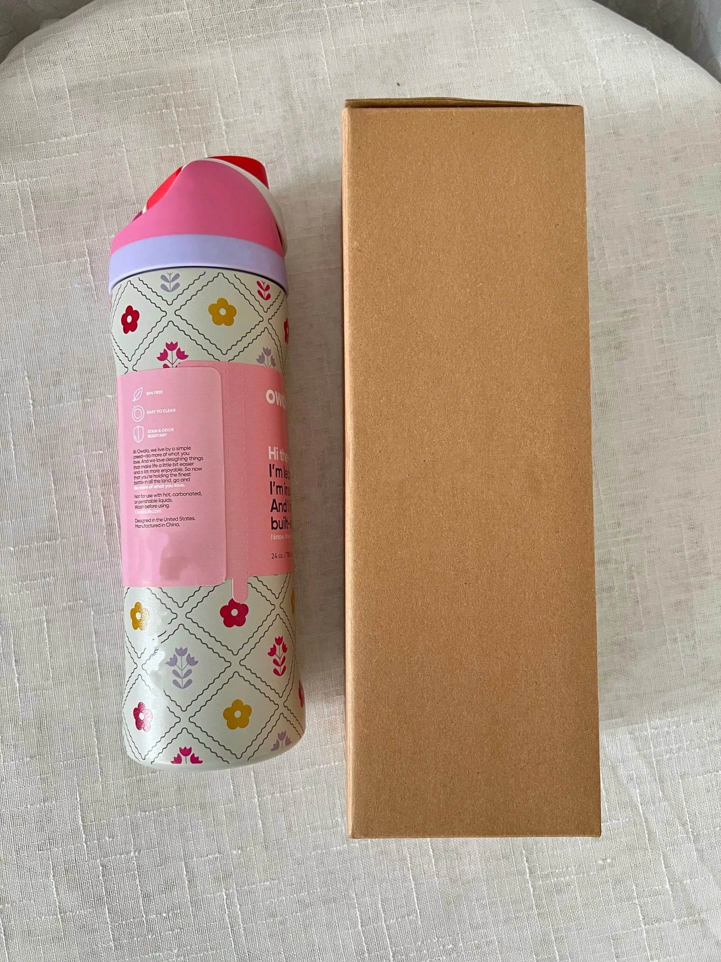 Owala Stainless Steel Straw Bottle