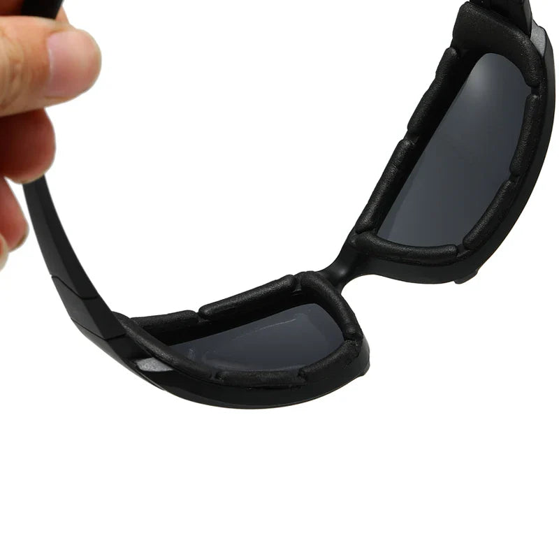 Black Silver UV Cycling Sunglasses