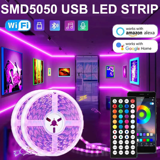 RGB Bluetooth LED Strip Lights