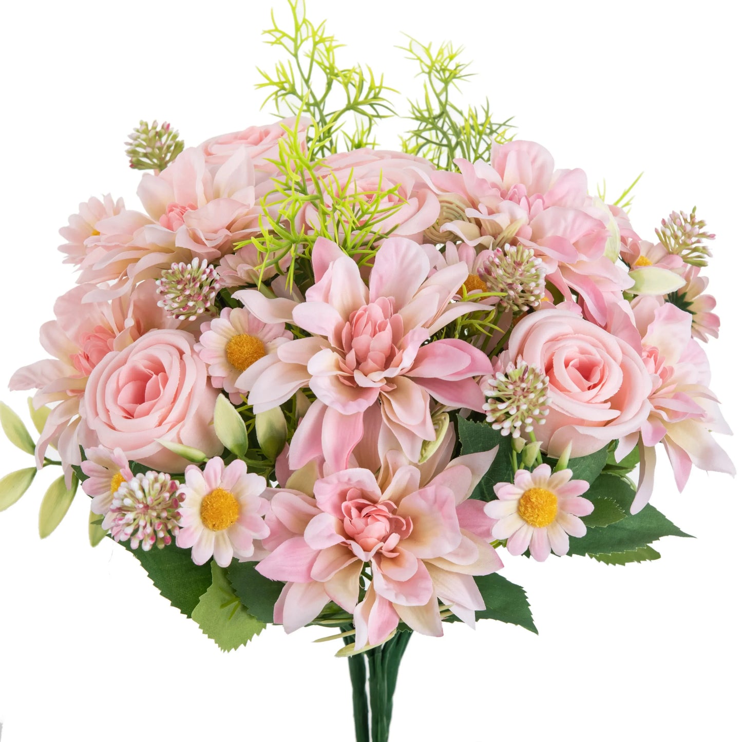 Silk Dahlia Rose Floral Decoration