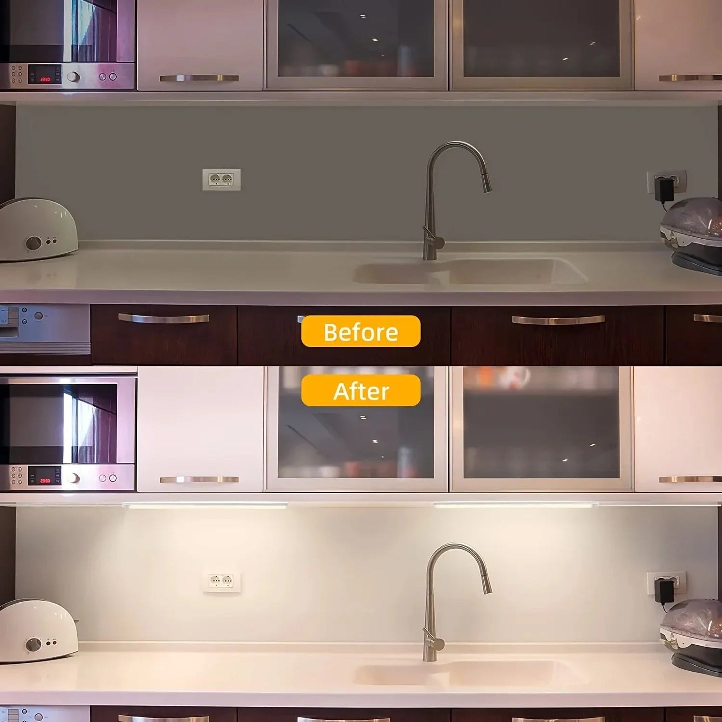 LED Under Cabinet Lighting USB Plug