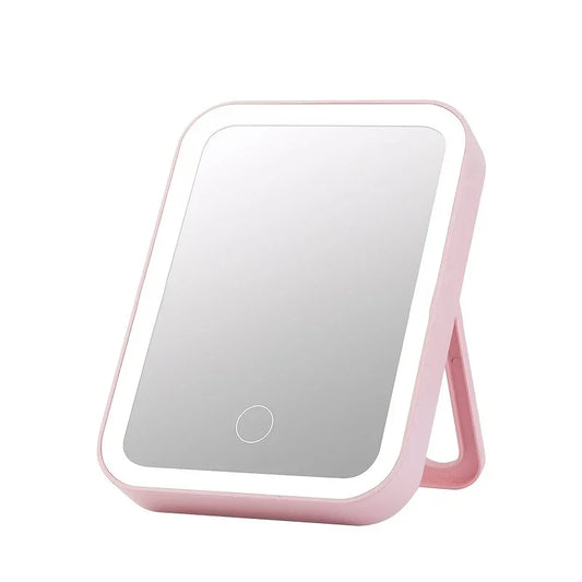 Touch LED Travel Makeup Mirror