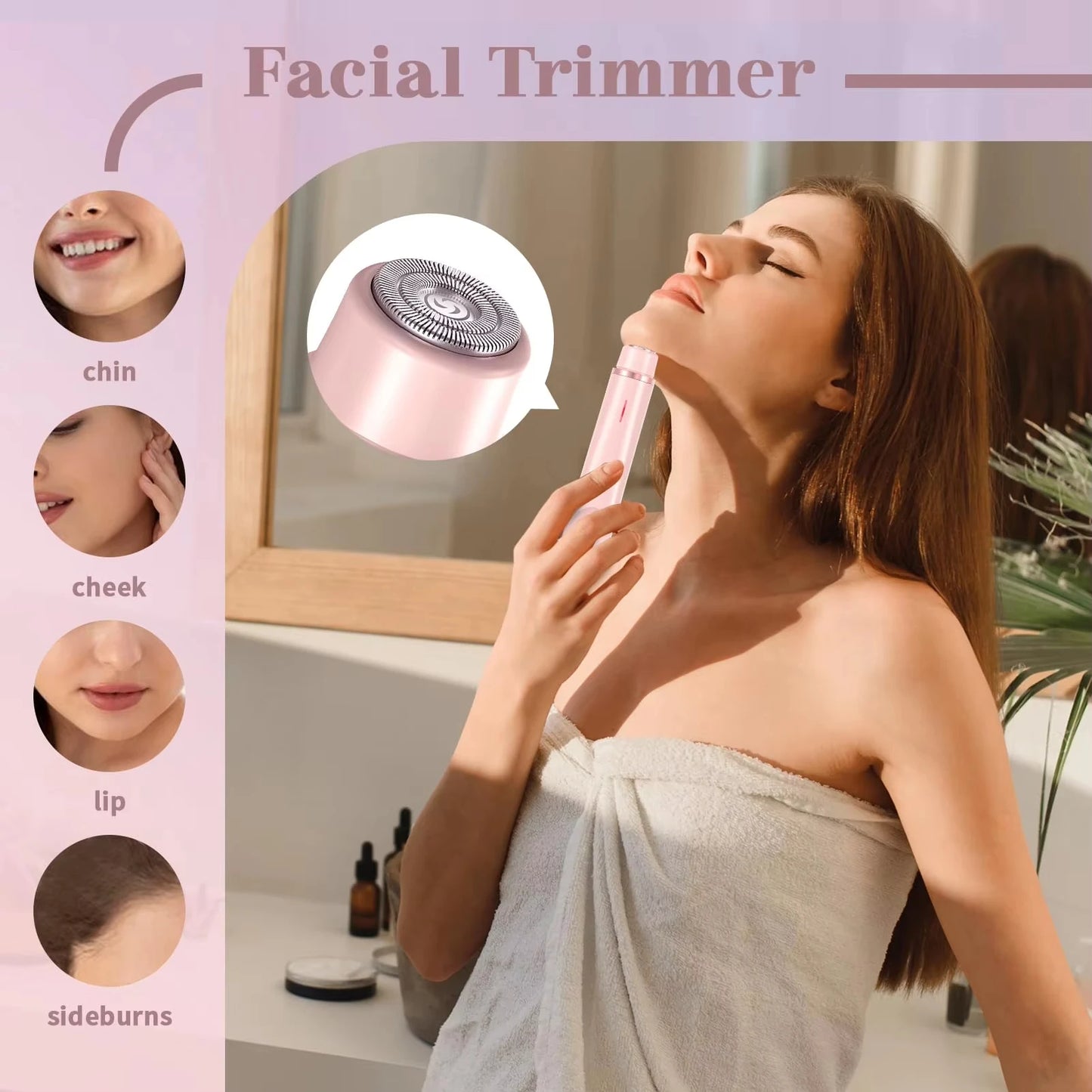 Dual Head Women Hair Removal Shaver