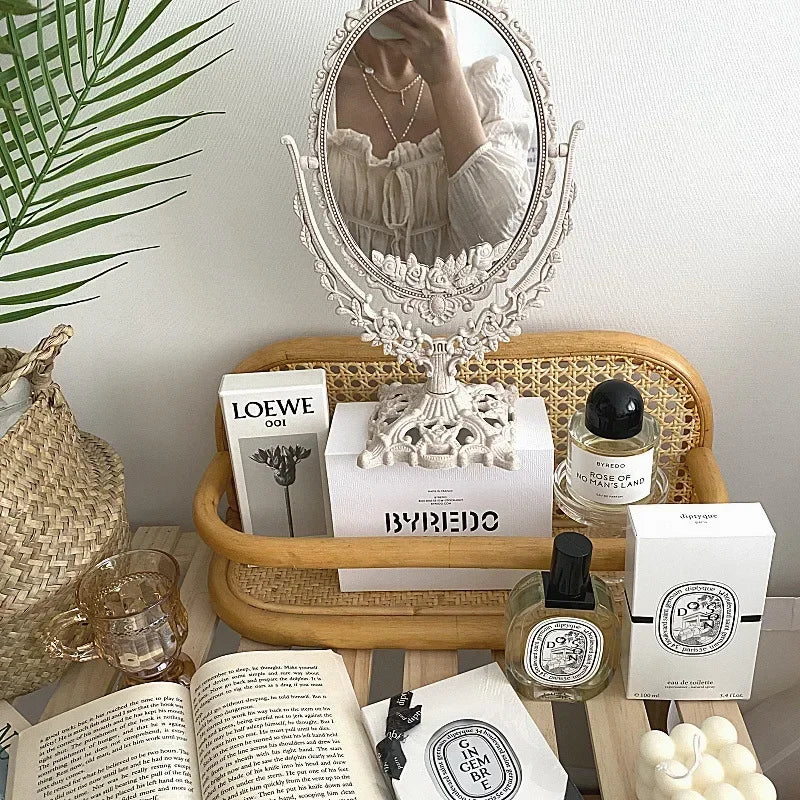 Vintage Oval Rotating Vanity Mirror