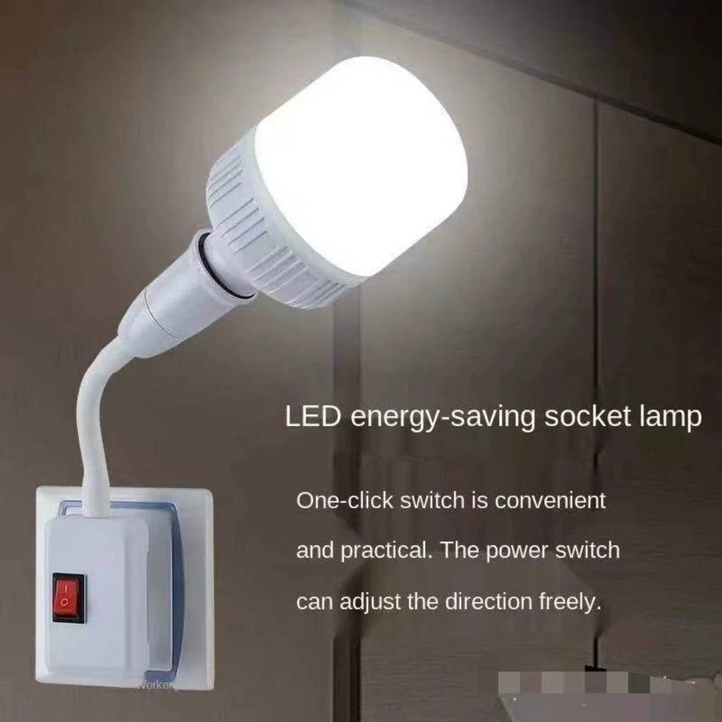 Flexible E27 Bulb Socket Extender