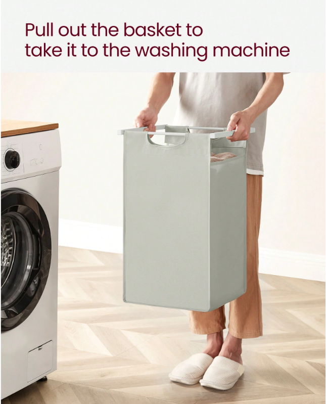 VASAGLE 3-Bag Laundry Sorter