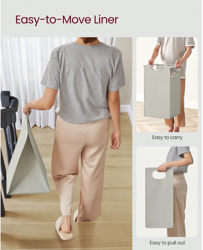 VASAGLE 3-Bag Laundry Sorter