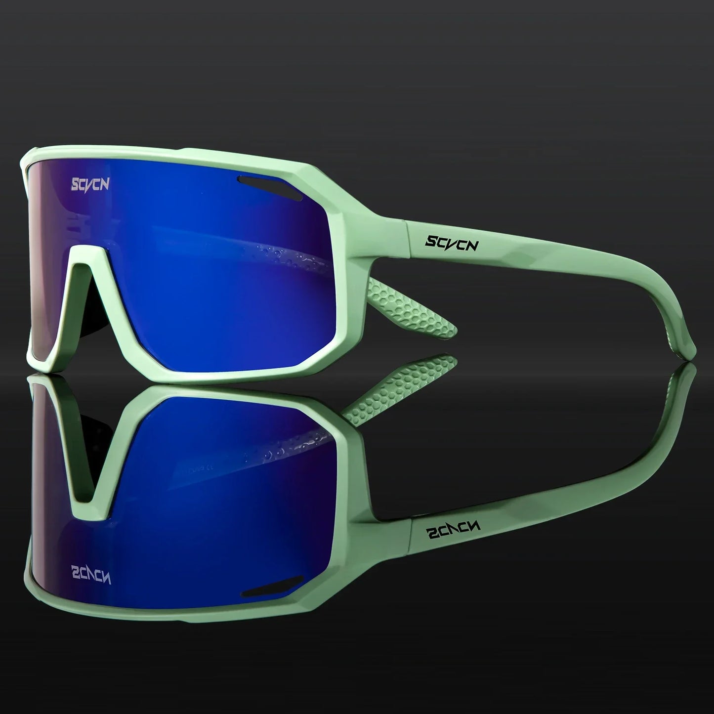 SCVCN Fashion HD Sunglasses Men Women Luxury Glasses Outdoor Sports Runing Drving Shades Racing UV400 MTB Bike Cycling Eyewear