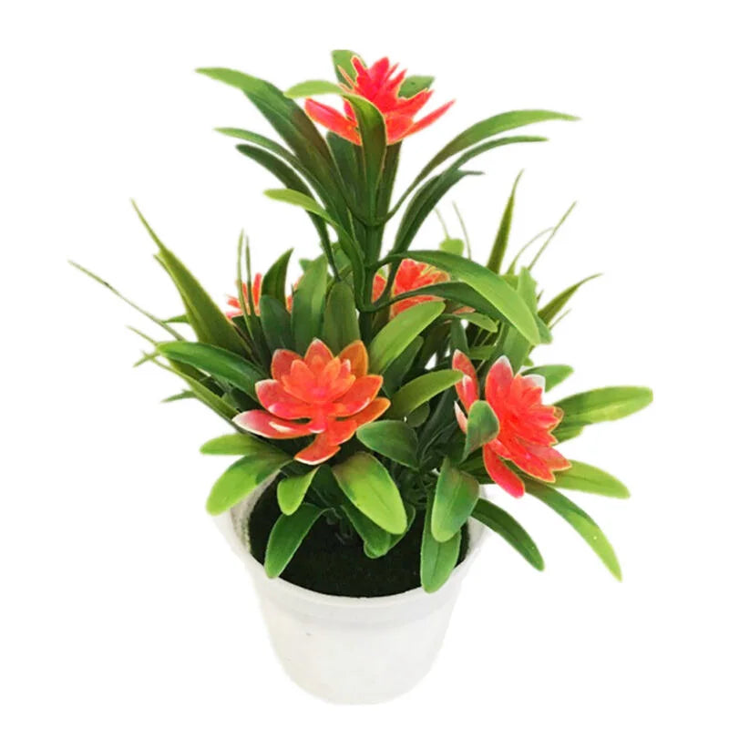 Artificial Lotus Potted Plant Decor
