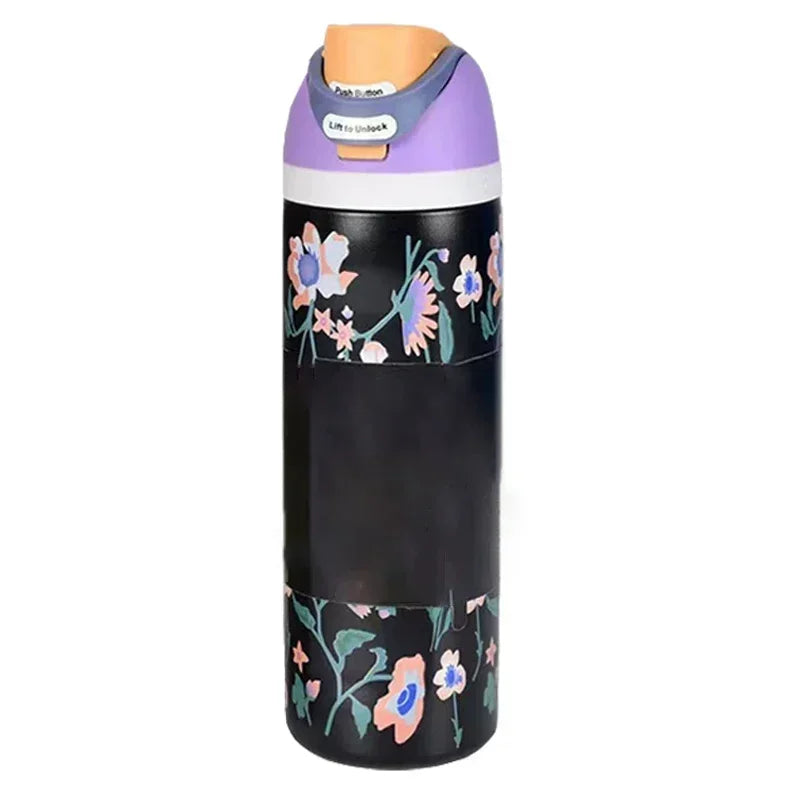Owala BPA-Free insulated Straw Water Bottle - Darling Daisy