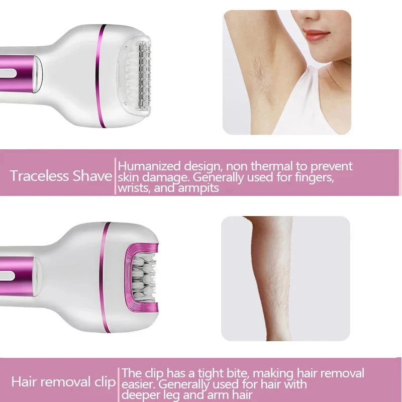 HOMEFISH 3-In-1 Women Epilator Shaver