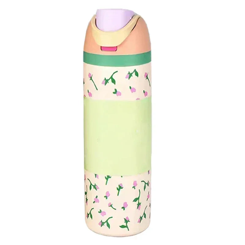 Owala BPA-Free insulated Straw Water Bottle - Bow Pink