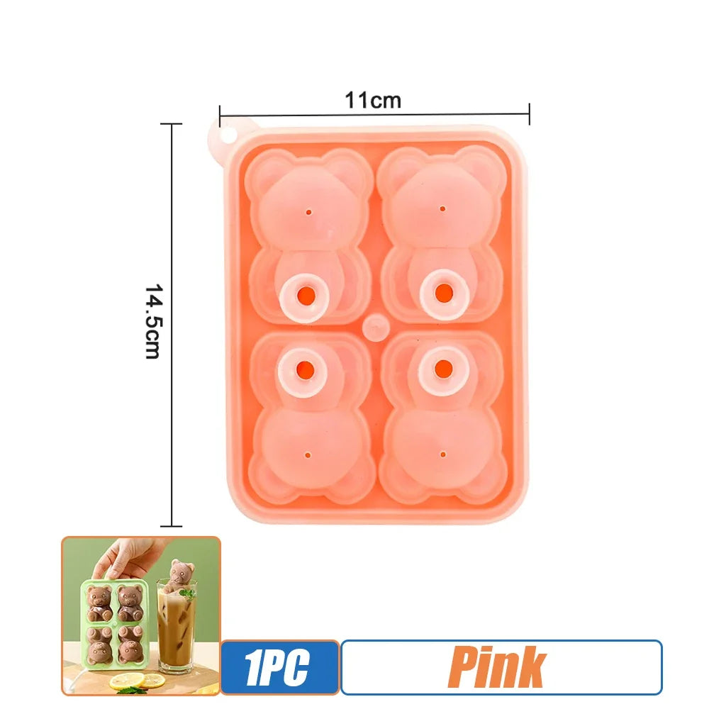 Teddy Bear Silicone Ice Tray