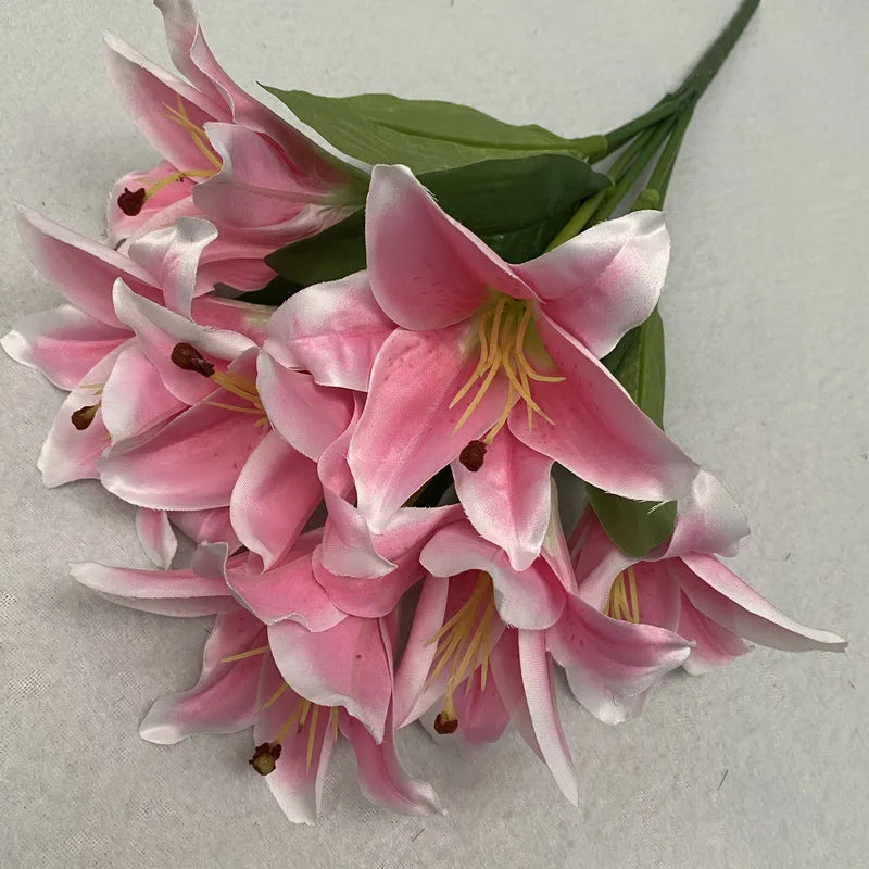 Silk Lily Bouquet Wedding Decor