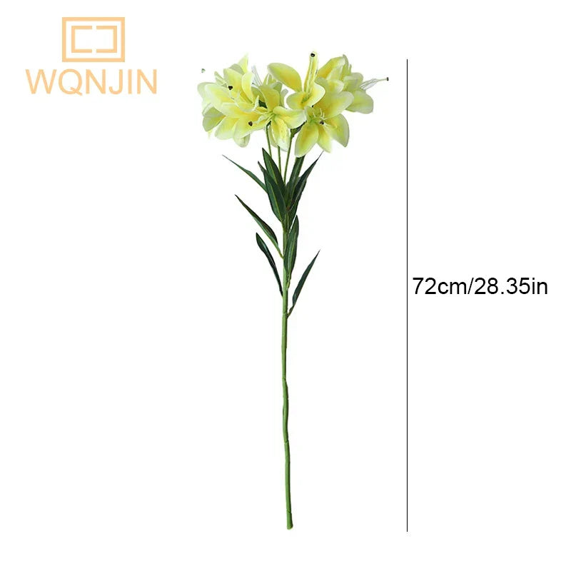 Long Stem Lily Silk Bouquet