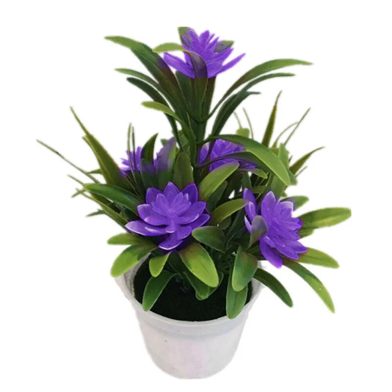 Artificial Lotus Potted Plant Decor