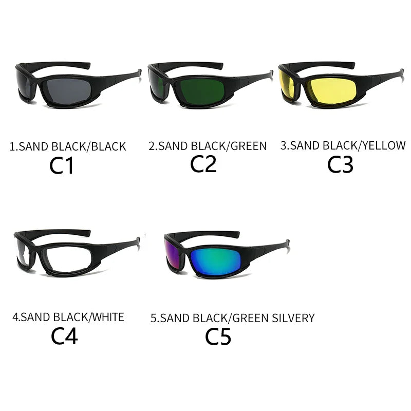 Black Silver UV Cycling Sunglasses