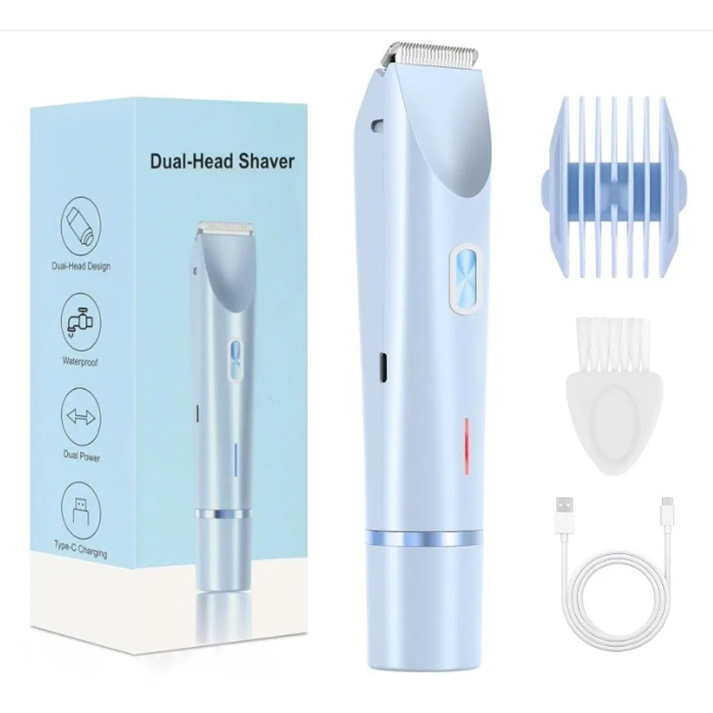 2-In-1 Waterproof Women Electric Shaver