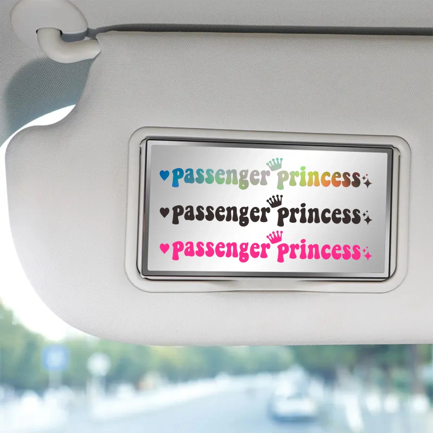 Passenger Princess Funny Car Sticker