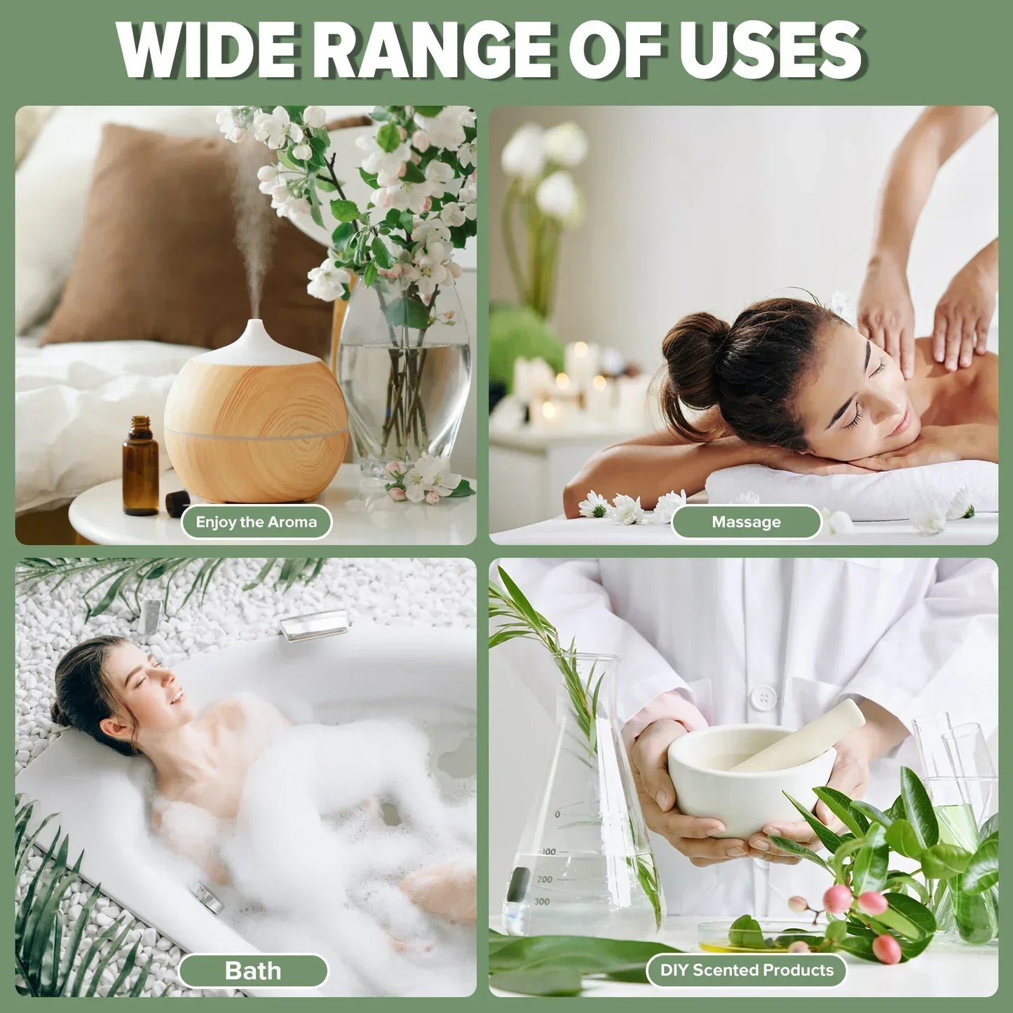 Unisex 10ml Coffee & Sea Breeze Fragrance Oil