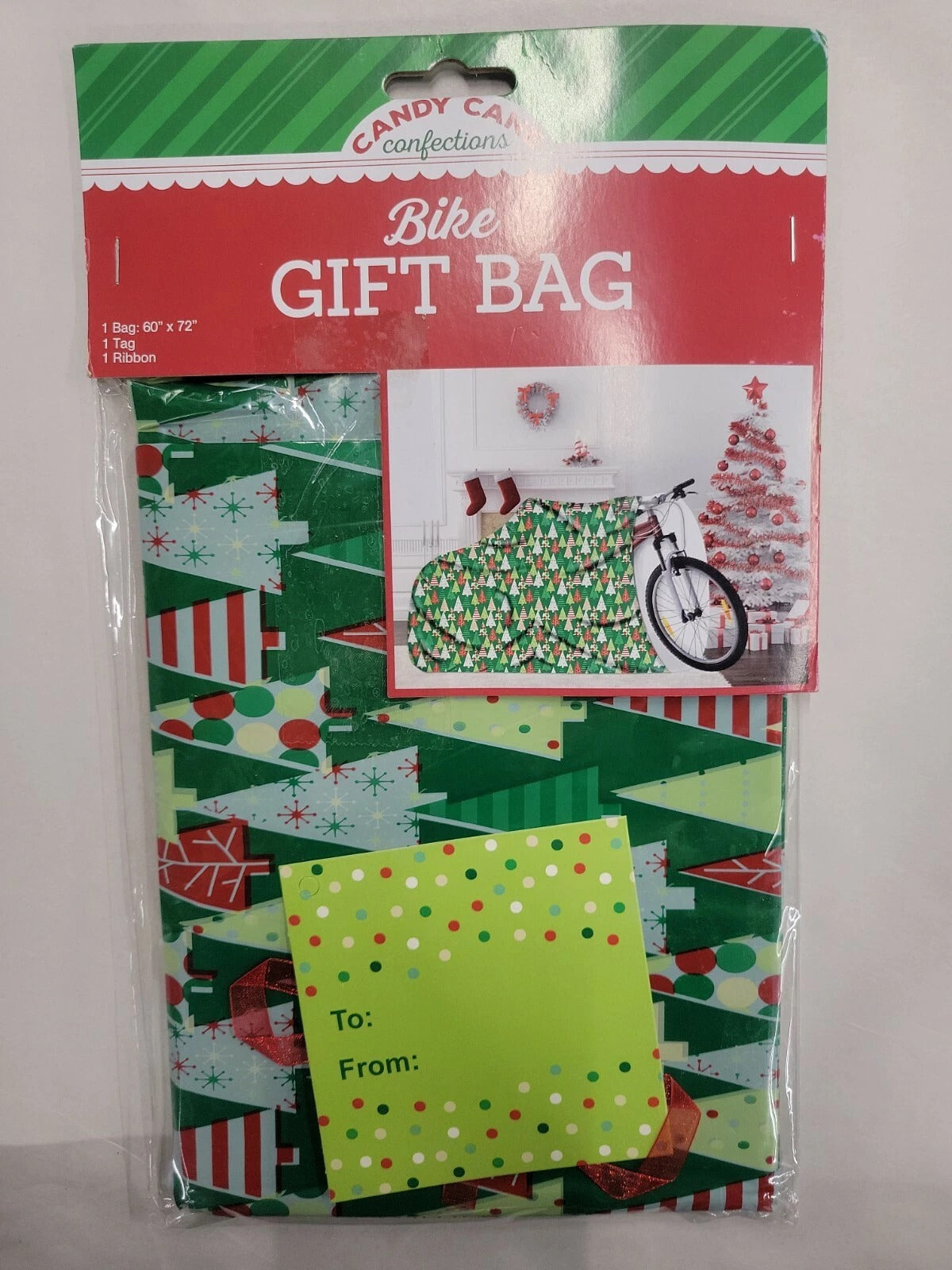 Jumbo Green Christmas Gift Bag