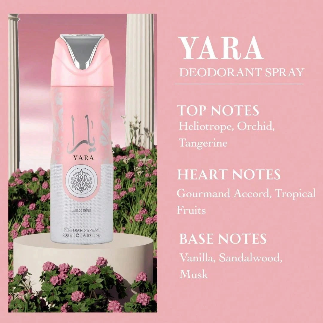 Yara Perfumed Body Spray