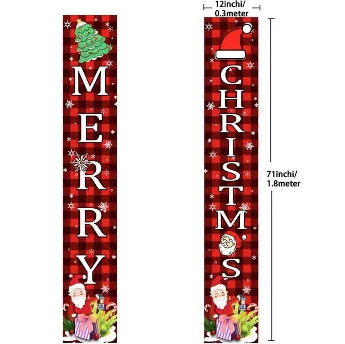 Grinch Merry Christmas Porch Decorations