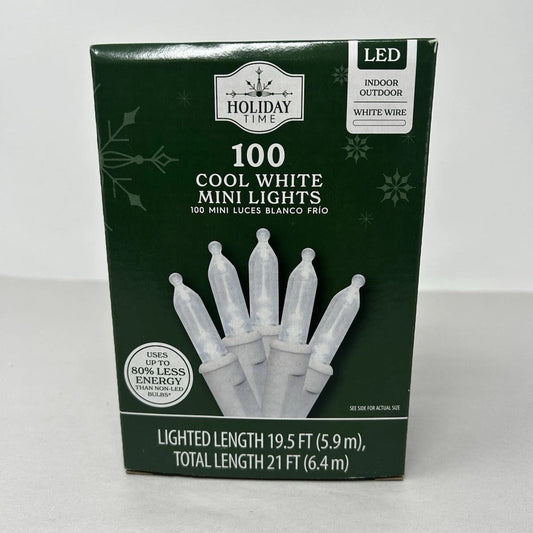 Holiday Time Cool White LED Lights