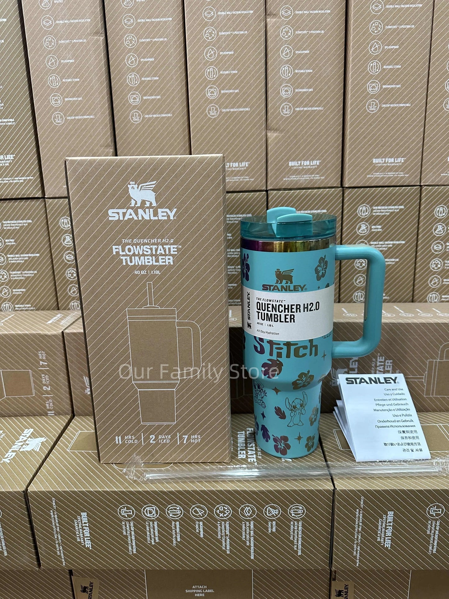 Stanley Quencher Tumbler Monster Green